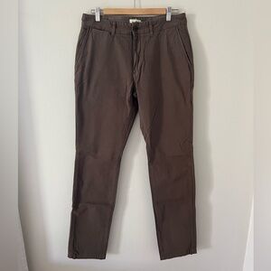 Taylor Stitch Slim Foundation Pant 32 in Espresso